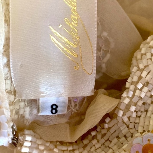 Women’s Michelangelo Beaded and Iridescent Sequined Fully Lined Top Size 8 - Picture 10 of 10